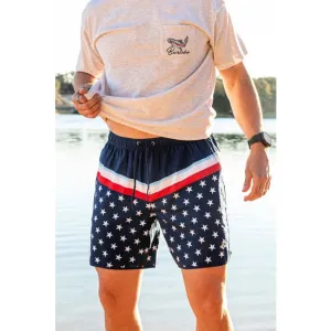 Burlebo Men's America Swim Trunks