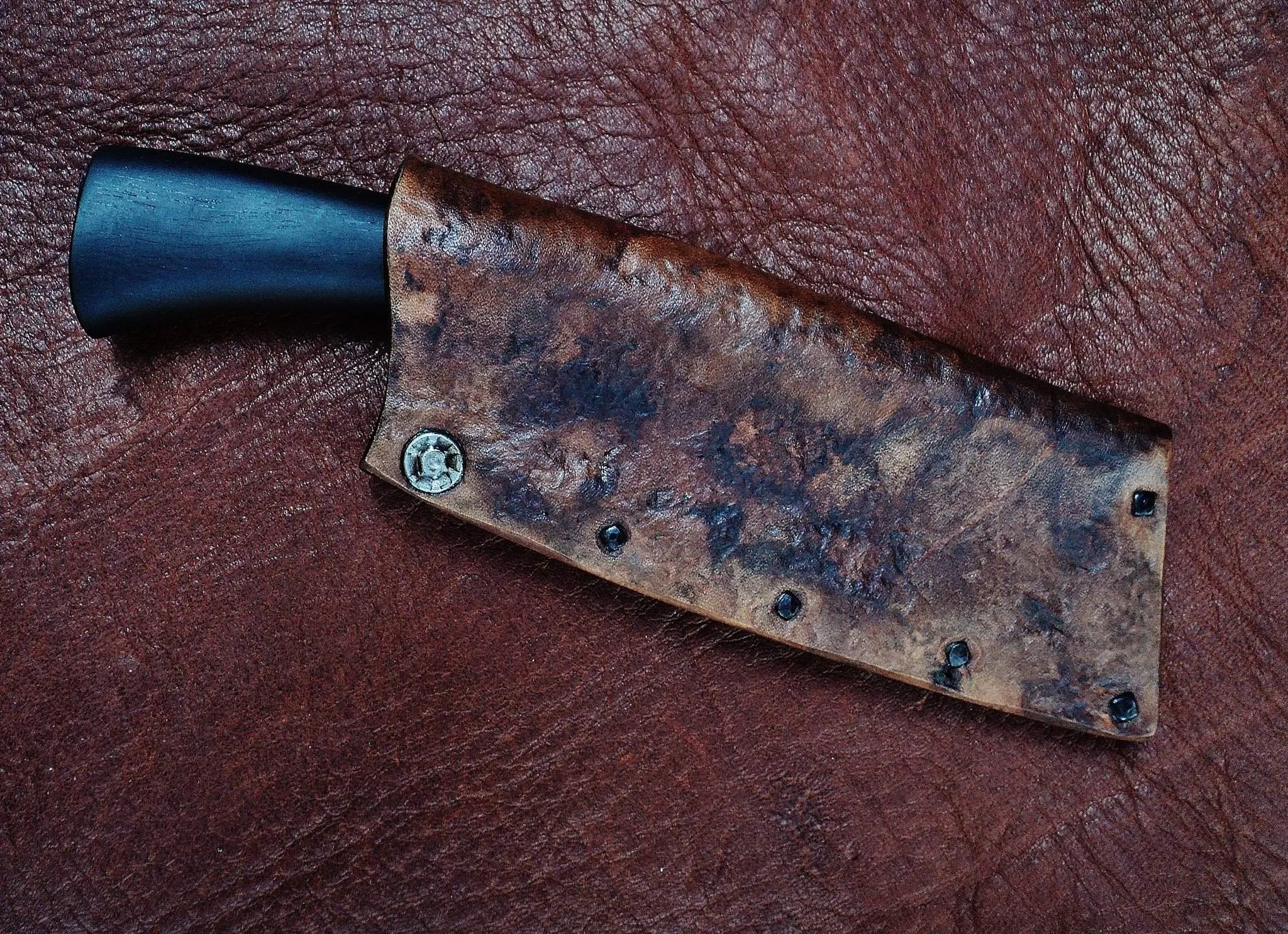 Dylan Farnham Custom Kamisori Razor - With Ebony Handle