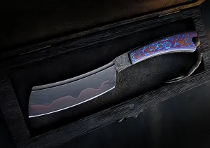 Dylan Farnham Timascus Handle Custom Kamisori Razor