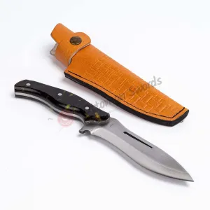 Epoxy Resin Handle Hunting Knife Black