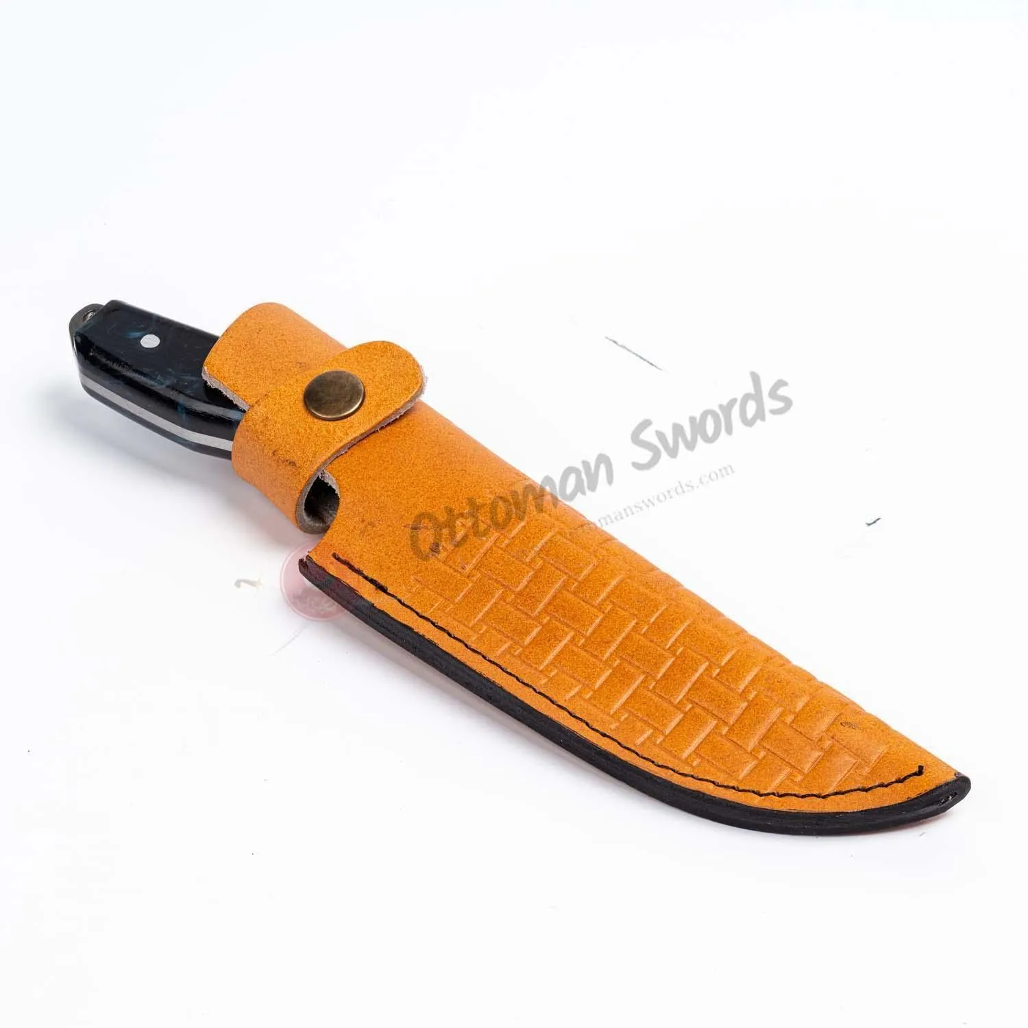 Epoxy Resin Handle Hunting Knife Black