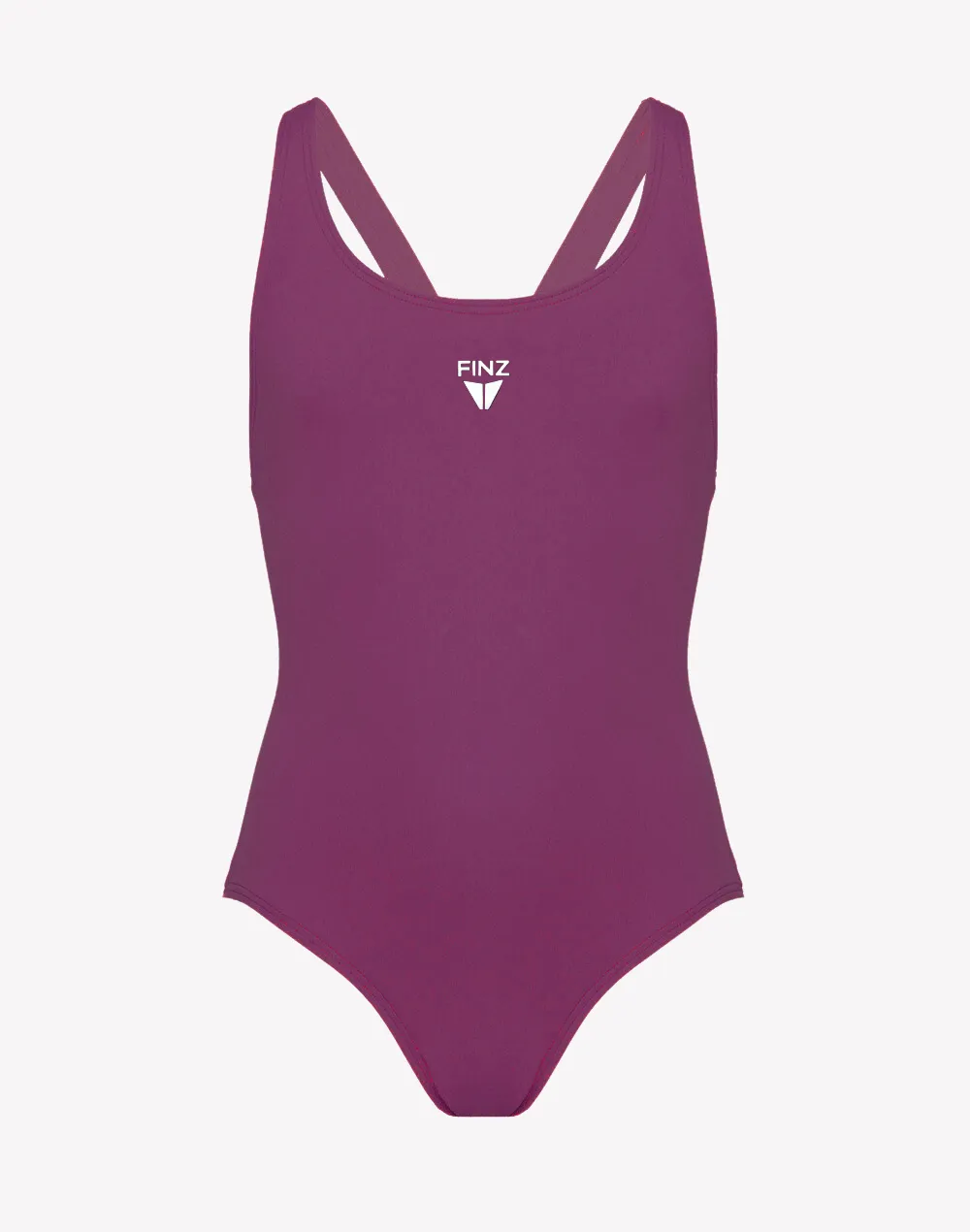 Girls Finz Solid Vaporback Polyester One Piece