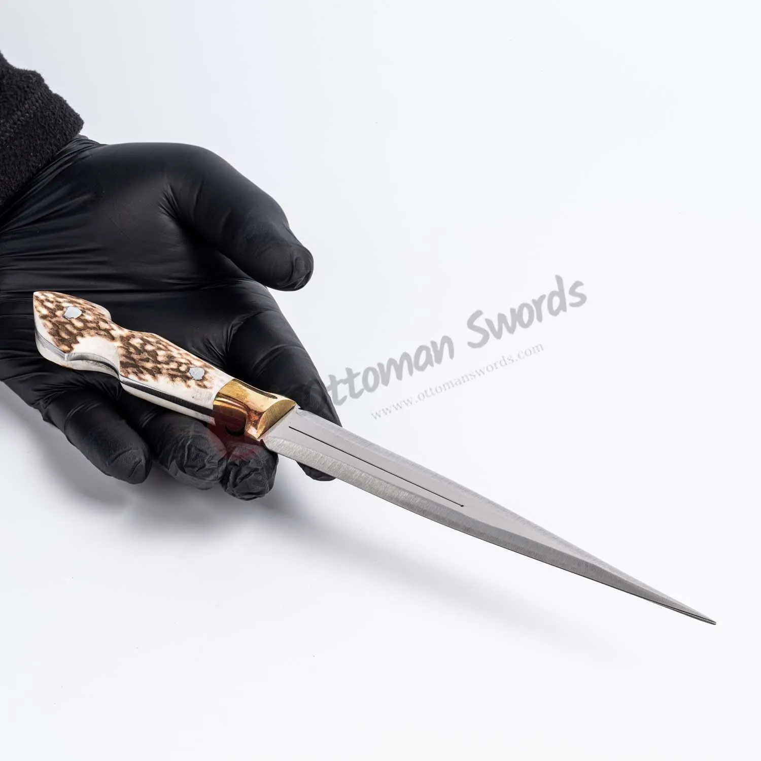 Handmade Hunting Knife Double Edged Knife