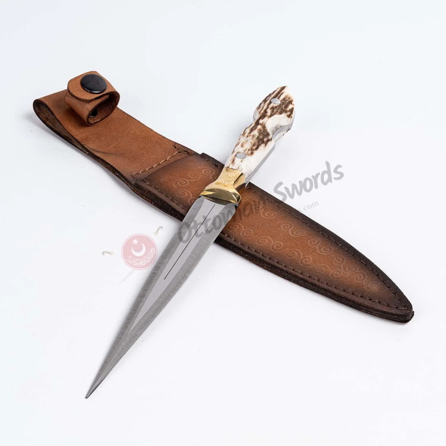 Handmade Hunting Knife Double Edged Knife
