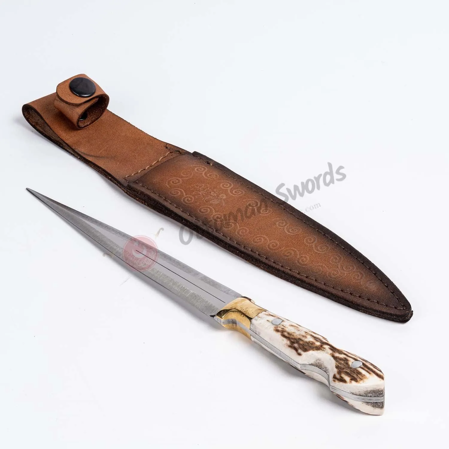 Handmade Hunting Knife Double Edged Knife