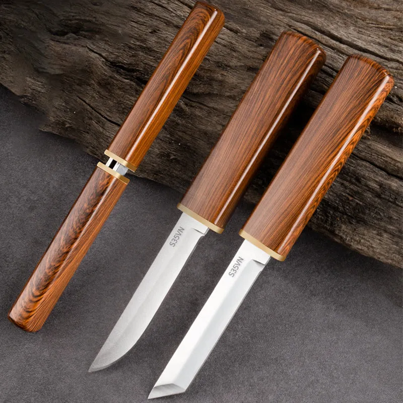 HOT SALE 2 in 1 Double Knife Set with Wooden Handle