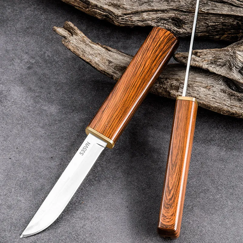 HOT SALE 2 in 1 Double Knife Set with Wooden Handle