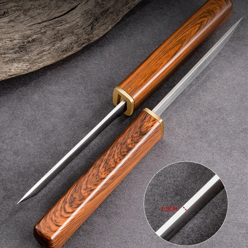 HOT SALE 2 in 1 Double Knife Set with Wooden Handle