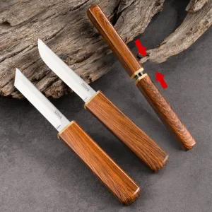 HOT SALE 2 in 1 Double Knife Set with Wooden Handle