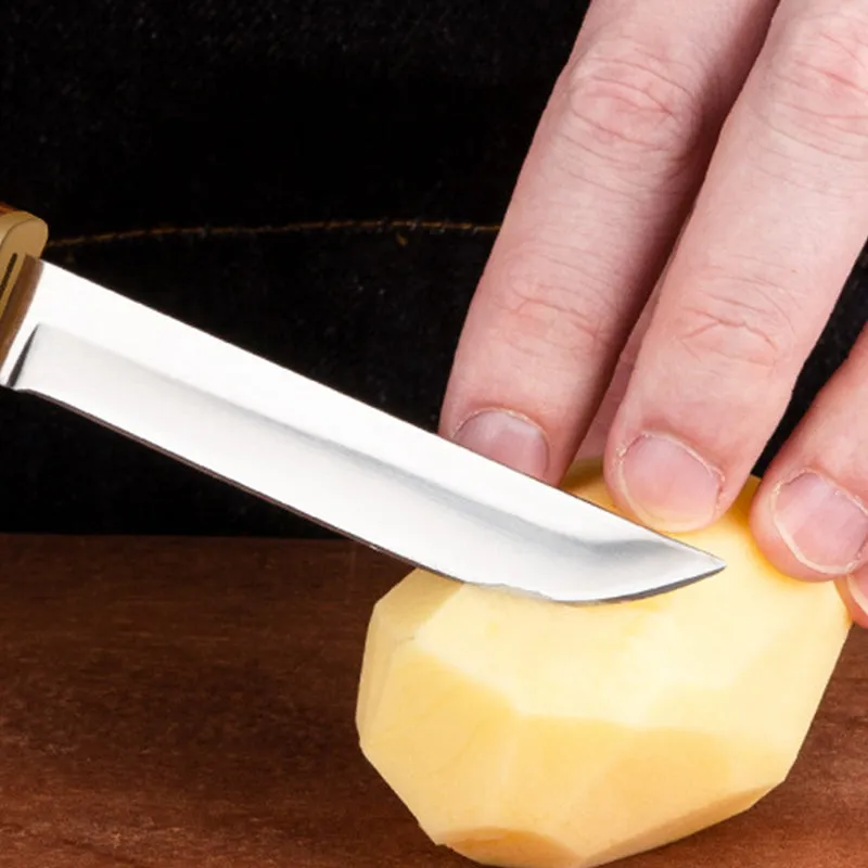 HOT SALE 2 in 1 Double Knife Set with Wooden Handle
