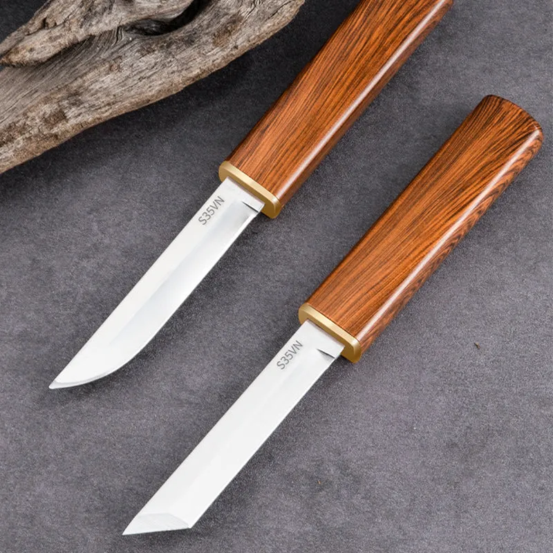 HOT SALE 2 in 1 Double Knife Set with Wooden Handle