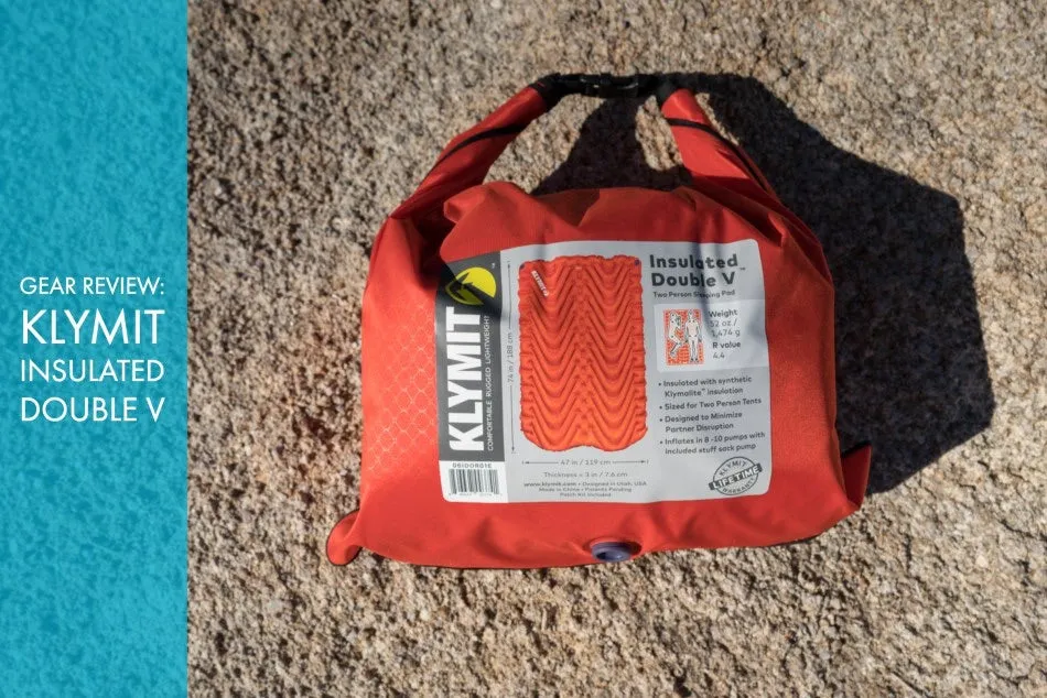 Insulated Double V Two Person Sleeping Pad by Klymit