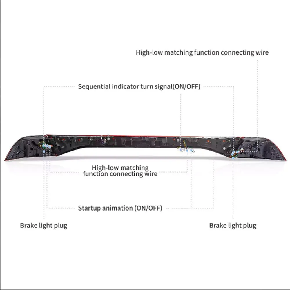LED Tail Light Assembly Full LED With Start-Up Animation For 2023-2025 Honda Accord