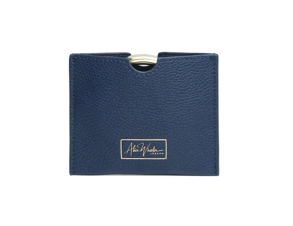 Mirror & Pouch - Navy